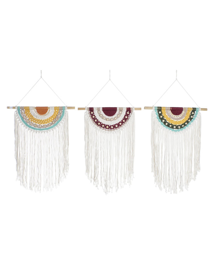 DECORACION COLGANTE MACRAME 50X1X95 3 SURT.