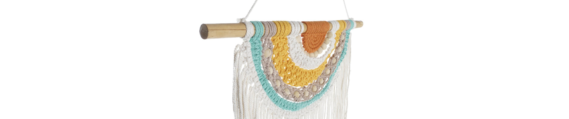 DECORACION COLGANTE MACRAME 50X1X95 3 SURT.