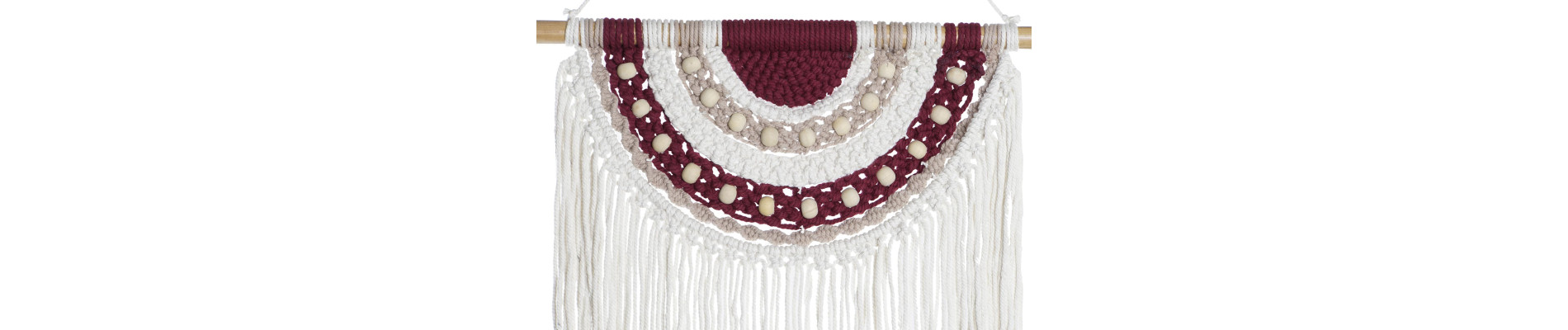DECORACION COLGANTE MACRAME 50X1X95 3 SURT.