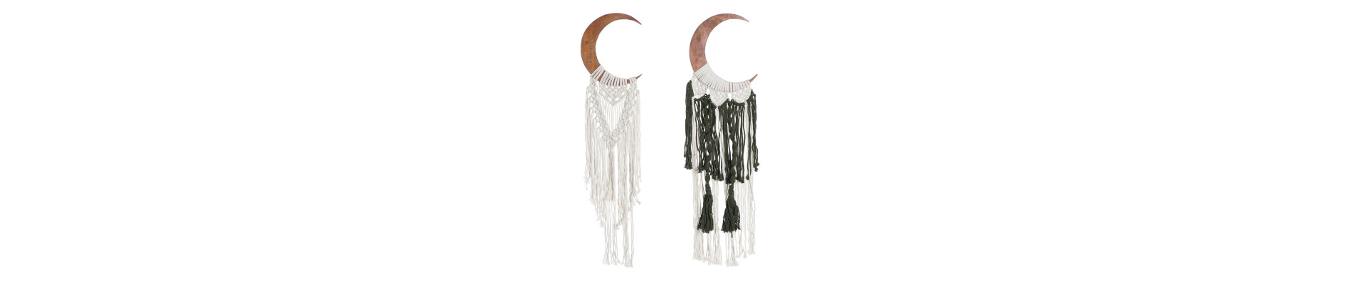 DECORACION COLGANTE MACRAME 21X1X100 2 SURT.