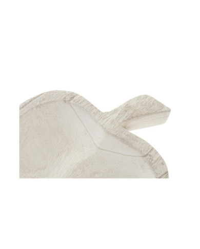 CENTRO MESA PAULOWNIA 28X25X5 NATURAL MARRON