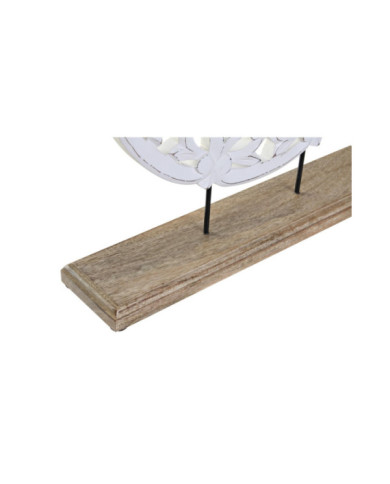 DECORACION MANGO ESPEJO 40X9X47 9,5 DECAPE BLANCO