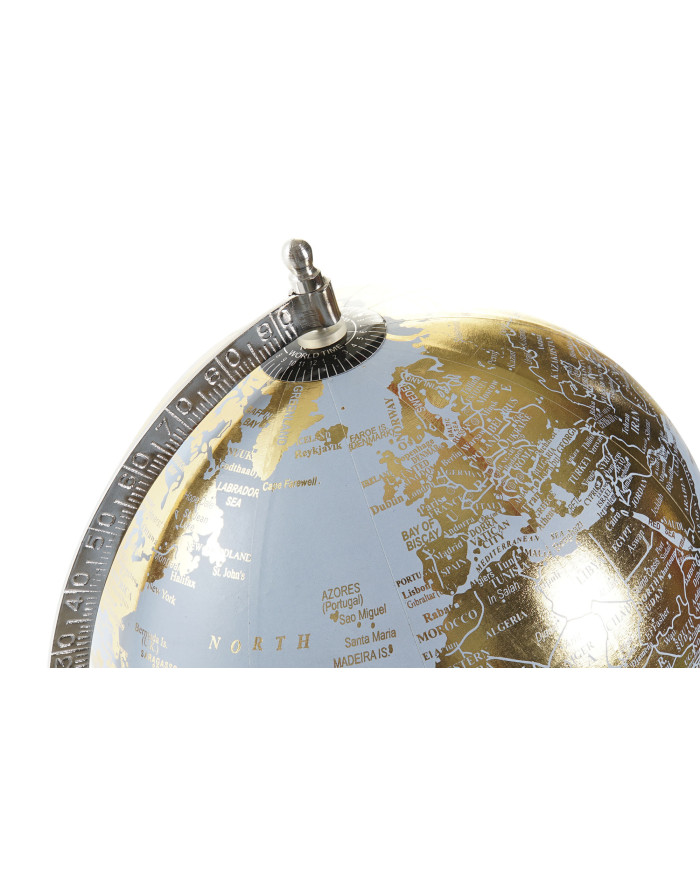 GLOBO TERRAQUEO ALUMINIO PVC 23X20X30 DORADO