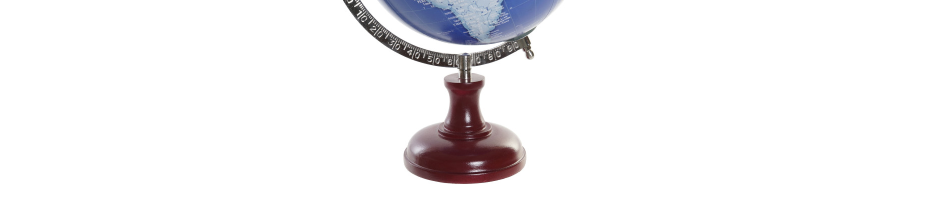GLOBO TERRAQUEO MANGO PVC 23X20X33 AZUL