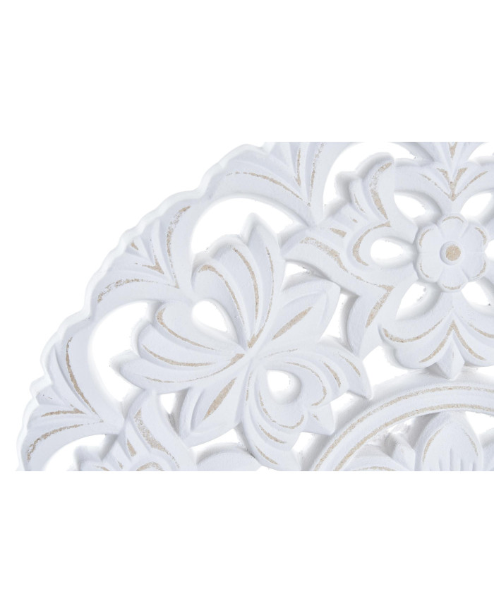 DECORACION MADERA 30X6X40 BLANCO