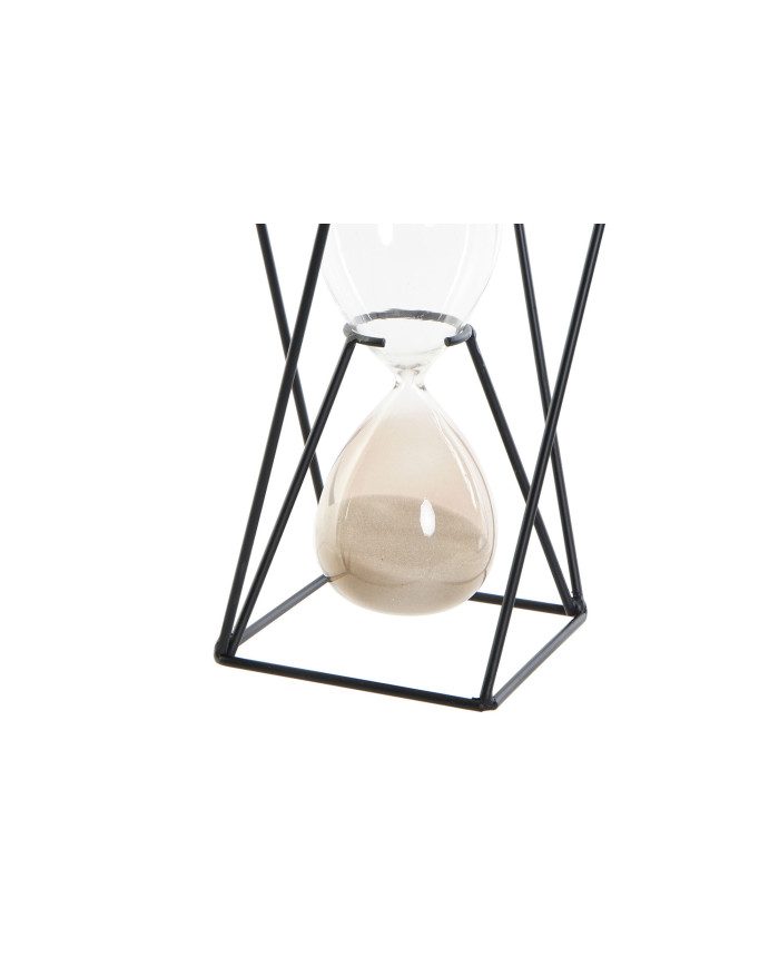 RELOJ DE ARENA METAL 14X14X19 4 MINUTOS 2 SURT.