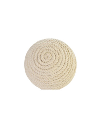 BOLA DECORACION FIBRA 8X8X8 NATURAL
