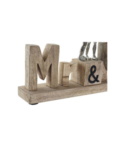DECORACION MANGO ALUMINIO 51X7,5X28 MR and MRS