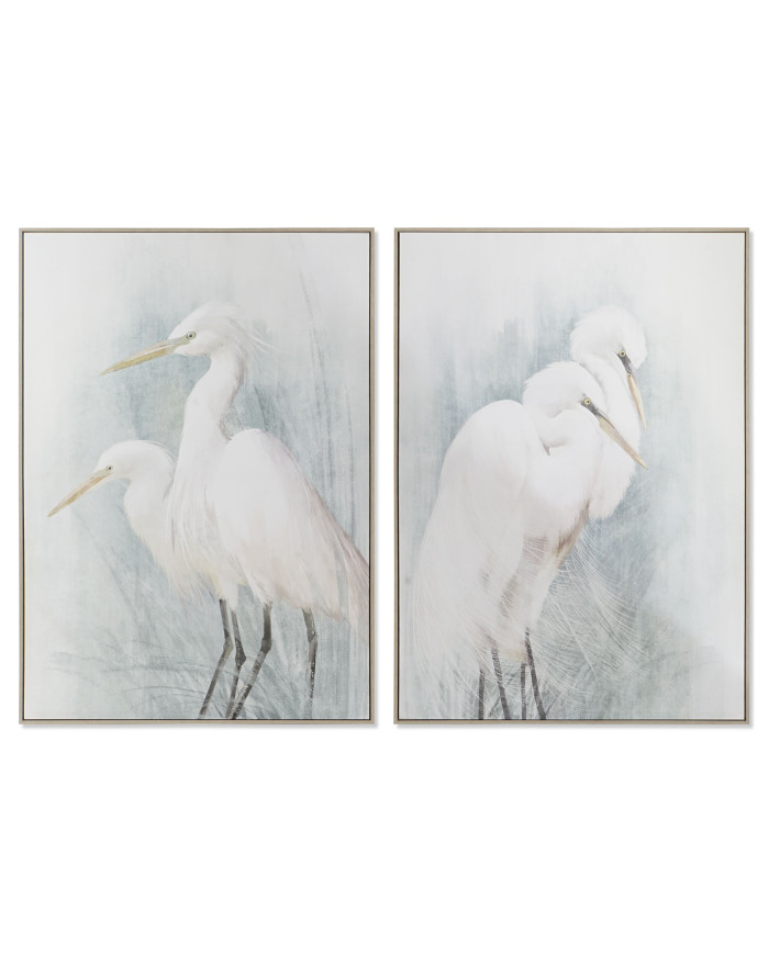 CUADRO PS LIENZO 100X4X140 GARZAS 2 SURT.