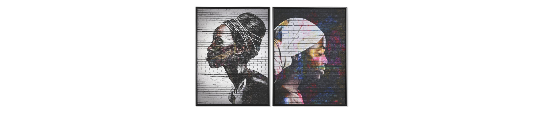 CUADRO LIENZO PS 40X3,5X55 AFRICANA 2 SURT.