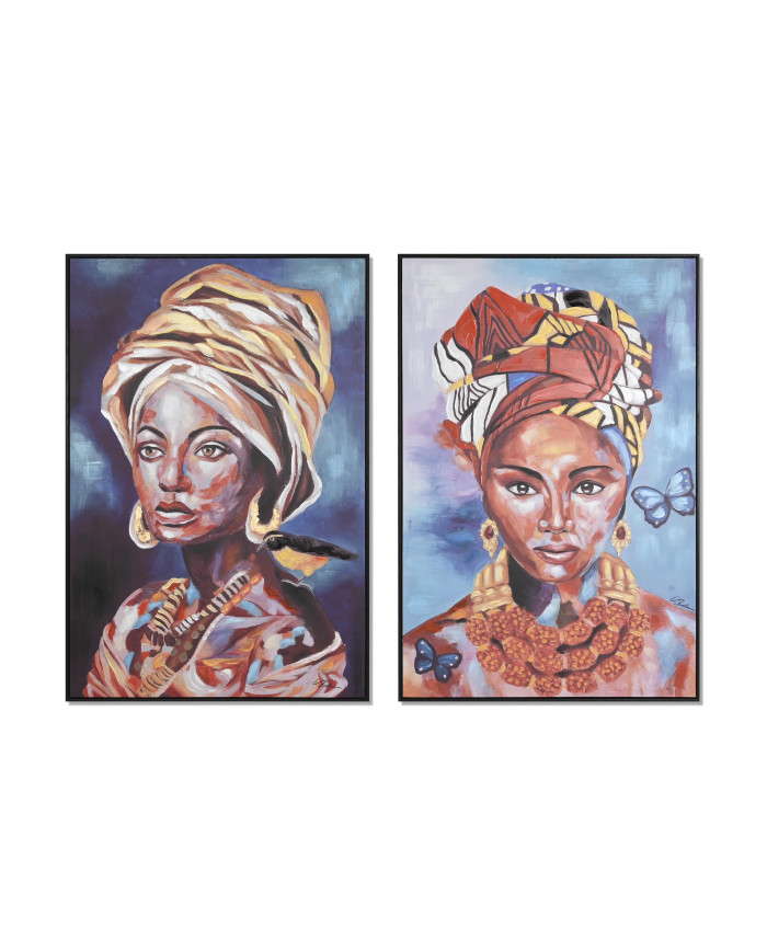 CUADRO LIENZO PS 80X3,5X120 AFRICANA 2 SURT.
