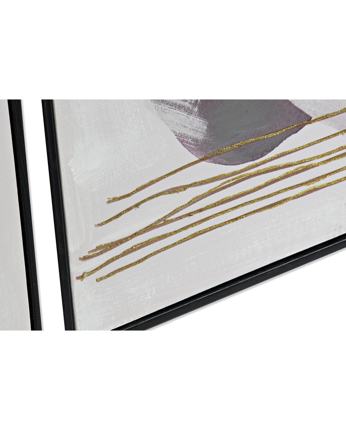 CUADRO LIENZO MDF 60X3,5X60 ABSTRACTO 2 SURT.