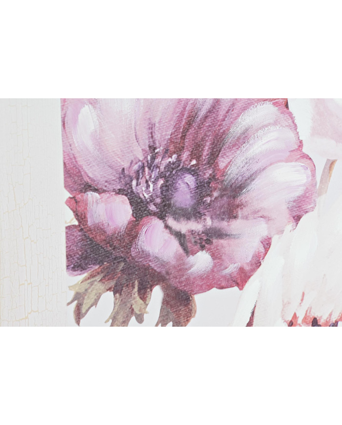 CUADRO LIENZO ABETO 70X3X70 ROSAS 2 SURT.