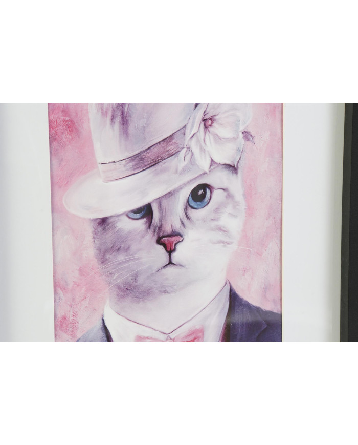 CUADRO PS 35X2X45 GATOS ENMARCADO 4 SURT.