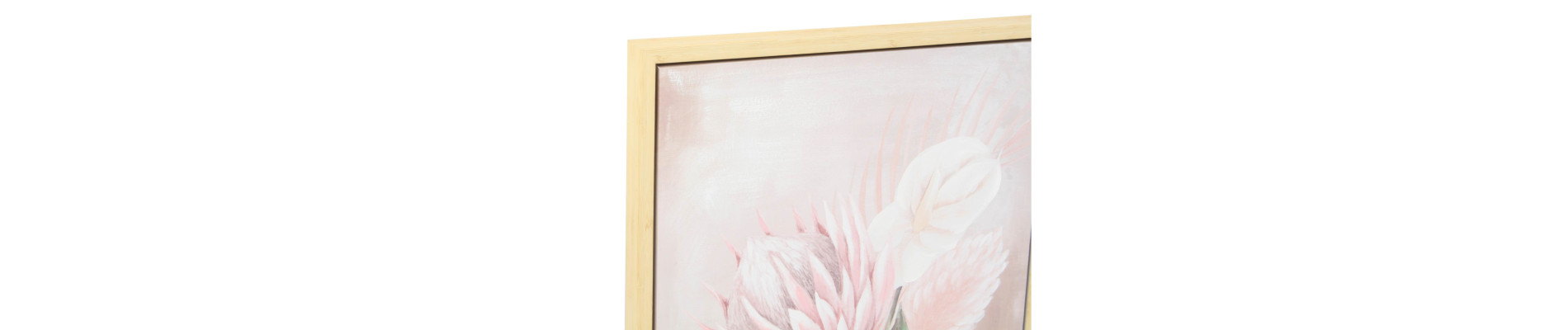CUADRO LIENZO PS 50X4X70 FLORERO ENMARCADO 2 SURT.