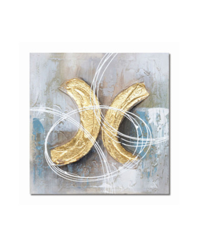 CUADRO LIENZO MDF 40X2,5X40 ABSTRACTO 2 SURT.