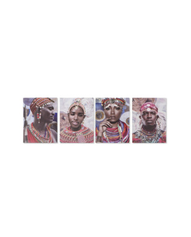 CUADRO LIENZO 30X1,8X40 CUADRO LIENZO AFRICANA 4 S