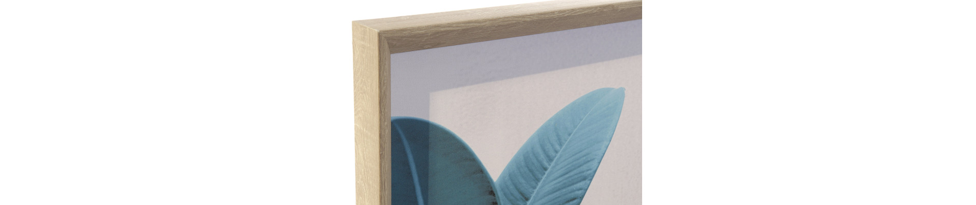 CUADRO LIENZO MDF 45X3,5X60 HOJAS 4 SURT.