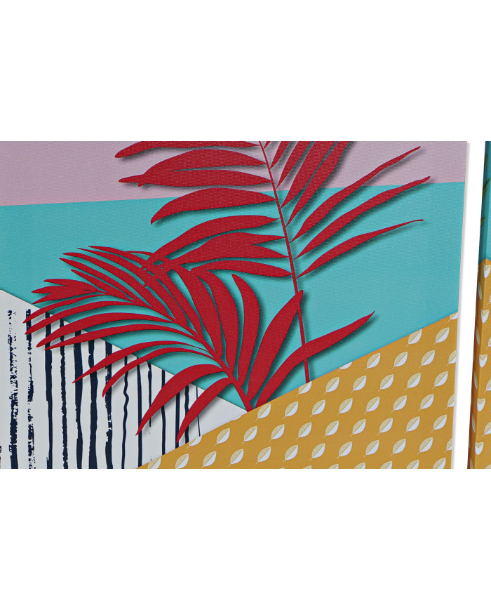 CUADRO LIENZO MDF 30X1,8X40 TROPICAL 4 SURT.