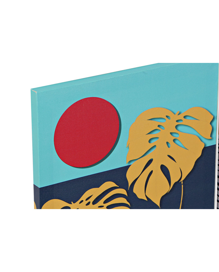 CUADRO LIENZO MDF 30X1,8X40 TROPICAL 4 SURT.