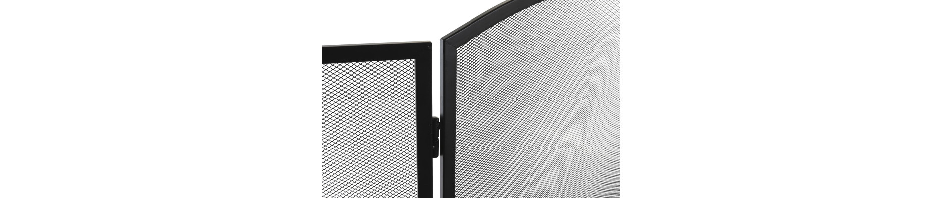 SALVACHISPAS ACERO 96X1,5X61 3 PANELES NEGRO