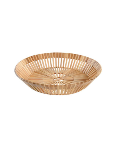 CENTRO MESA BAMBU 34X34X6 NATURAL