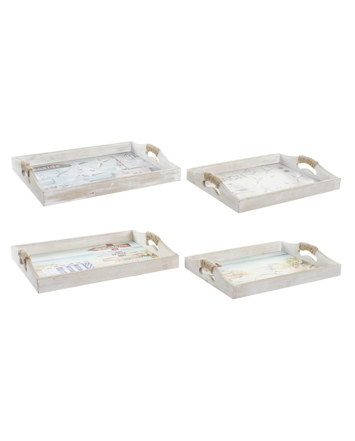BANDEJA SET 2 MDF 40X30X6 MARINO 2 SURT.