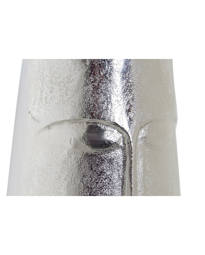 JARRON ALUMINIO 16X16X28 CARA PLATEADO