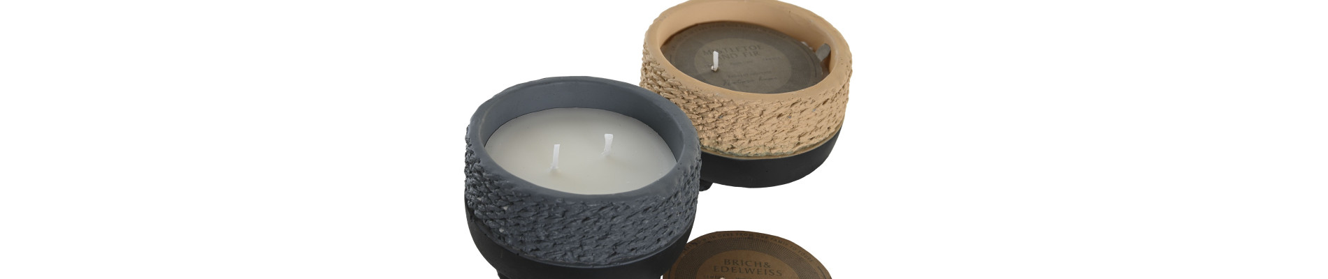 VELA CEMENTO CERA 10X10X7 2% PERFUME 2 SURT.