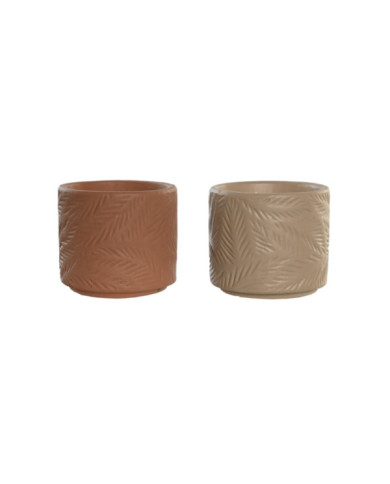VELA GRES CERA 12X12X11,5 260 GR, HOJAS 2 SURT.
