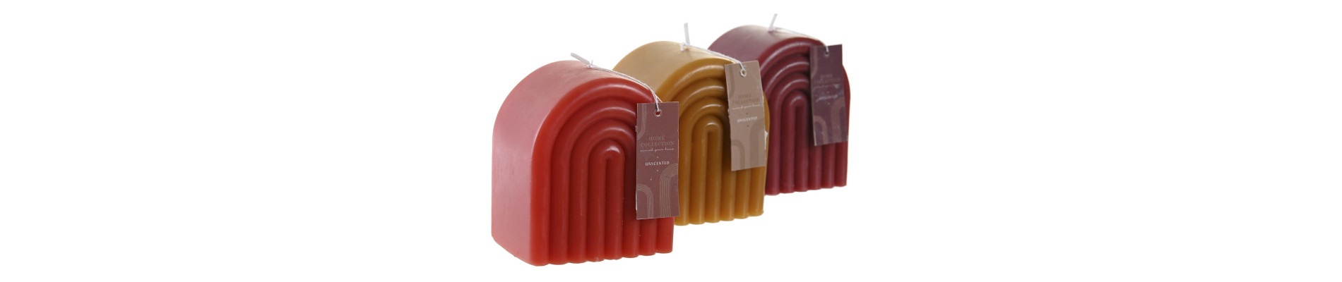 VELA CERA 8X6X9 320 GR, ARCOS 3 SURT.
