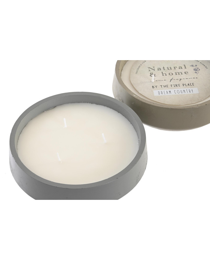 VELA CEMENTO 20X20X8 360 GR, CITRONELA 2 SURT.