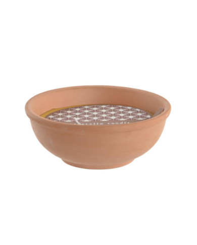VELA BARRO CERA 18X18X7 300 GR, ANTIMOSQUITO