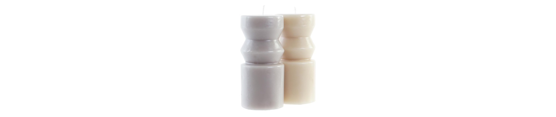 VELA CERA 6X6X14 400 GR, 2 SURT.