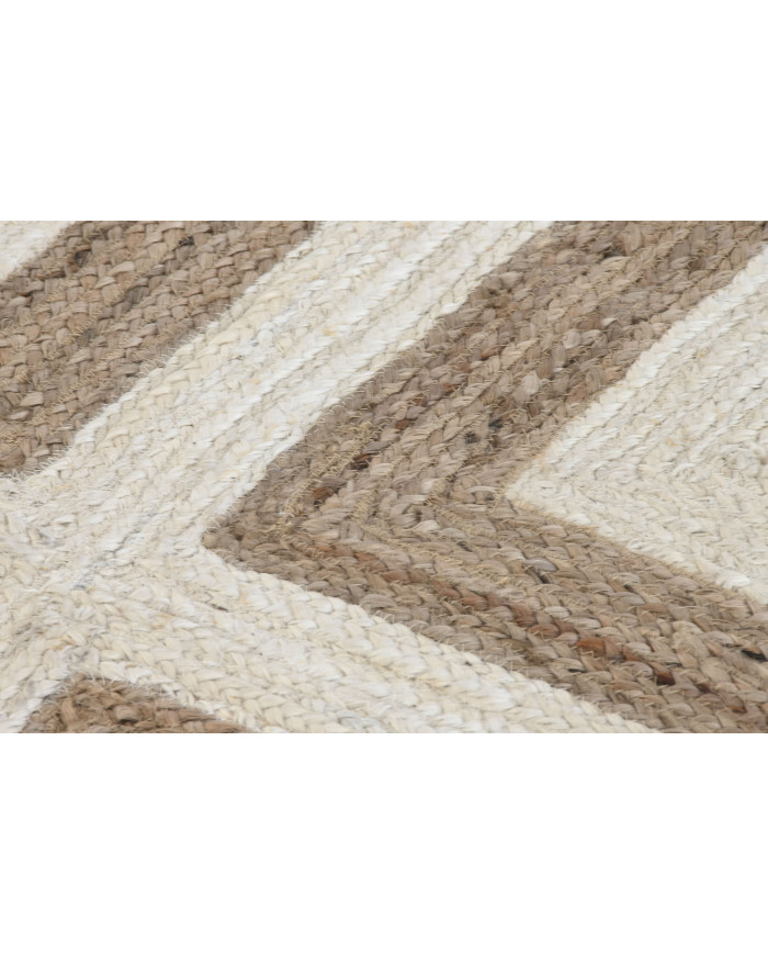 ALFOMBRA YUTE ALGODON 150X150X1 2300 GSM NATURAL