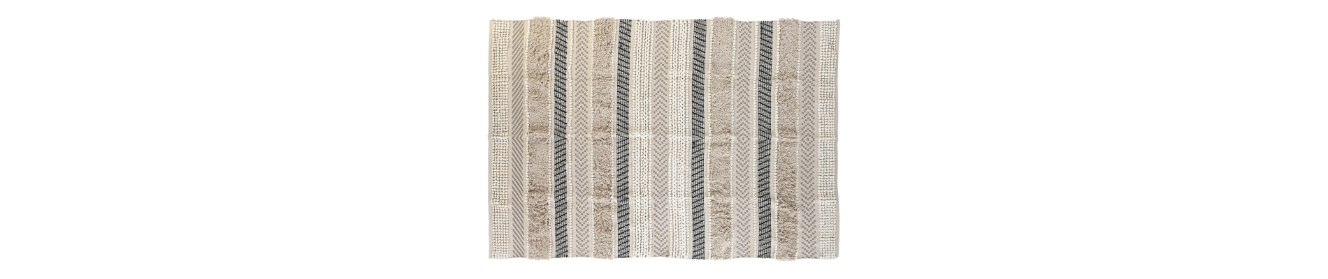 ALFOMBRA ALGODON 180X120X1 1600 GR BEIGE