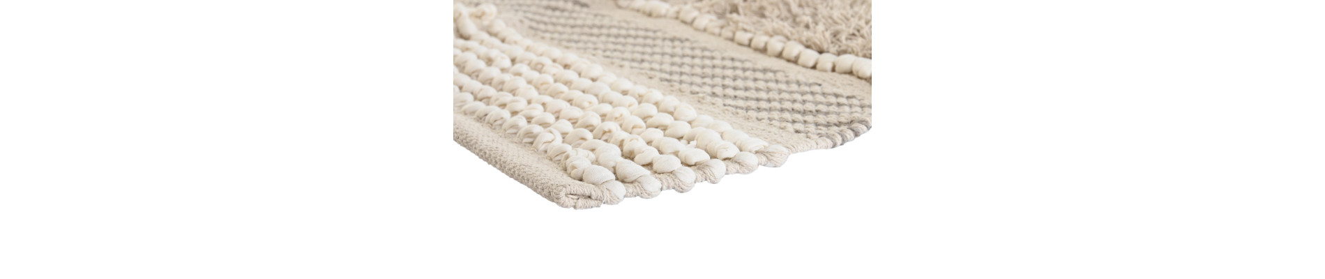 ALFOMBRA ALGODON 230X160X1 1600 GR BEIGE