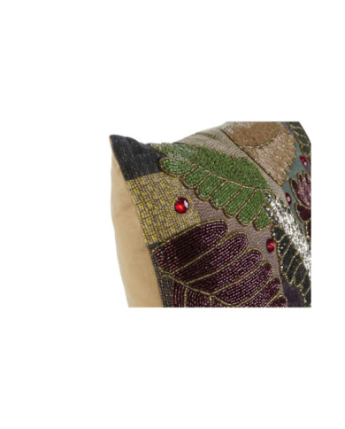 FUNDA COJIN ALGODON 60X1X40 HOJAS MULTICOLOR