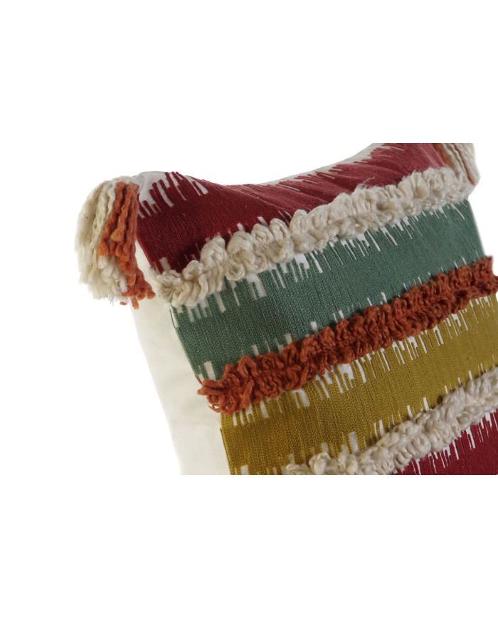 FUNDA COJIN ALGODON 50X1X50 RAYAS MULTICOLOR