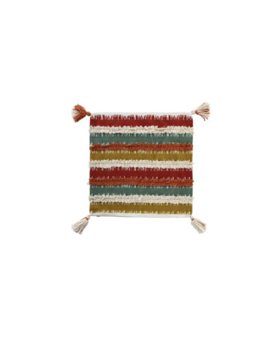 FUNDA COJIN ALGODON 50X1X50 RAYAS MULTICOLOR