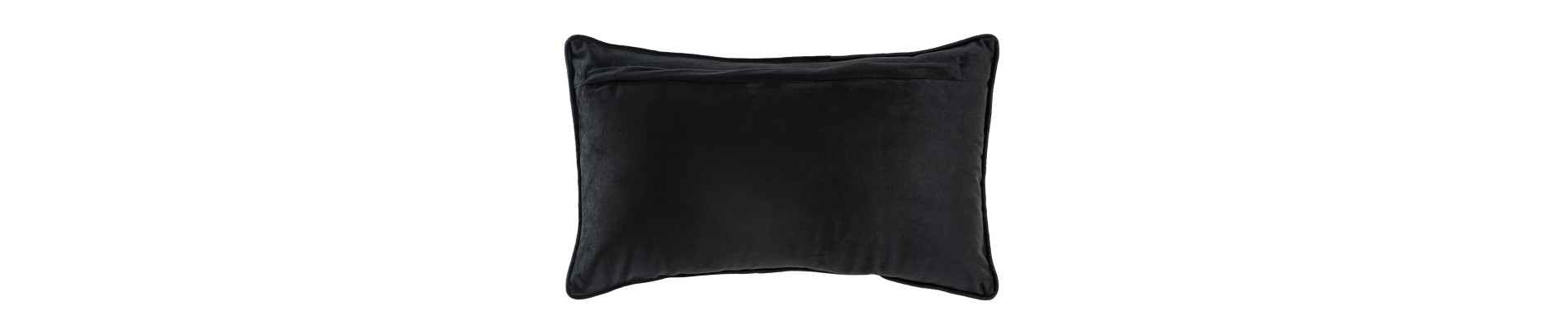 COJIN POLIESTER 50X10X30 500 GR, BORDADO NEGRO
