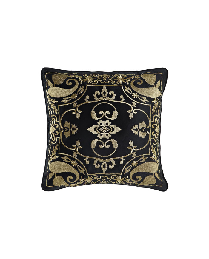 COJIN POLIESTER 45X10X45 600 GR, BORDADO NEGRO