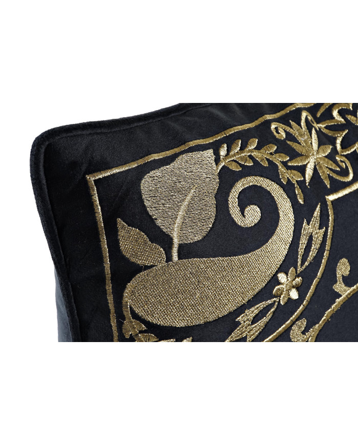 COJIN POLIESTER 45X10X45 600 GR, BORDADO NEGRO