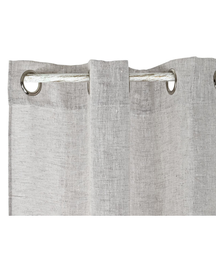 CORTINA POLIESTER METAL 140X270 170 GSM, BEIGE