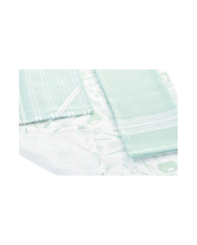 PAÑO SET 3 ALGODON 60X0,5X40 170 GSM, COCINA 2 SUR