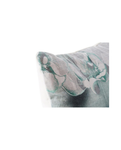 COJIN ALGODON 45X10X45 450 GR. FLORES TERCIOPELO