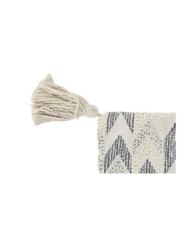 FUNDA COJIN ALGODON 60X3X60 FLECOS BEIGE