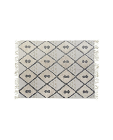ALFOMBRA ALGODON 200X290X1 1500 GSM ROMBOS BEIGE