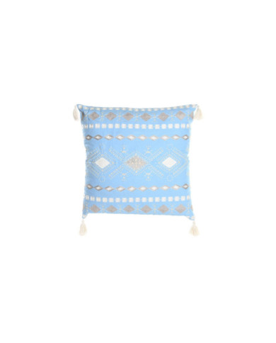 COJIN ALGODON 60X20X60 1200 GR, DESGASTADO AZUL