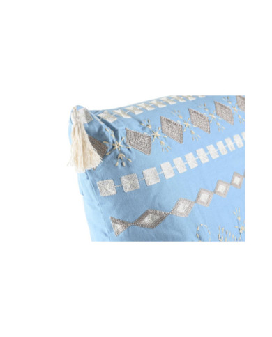 COJIN ALGODON 60X20X60 1200 GR, DESGASTADO AZUL